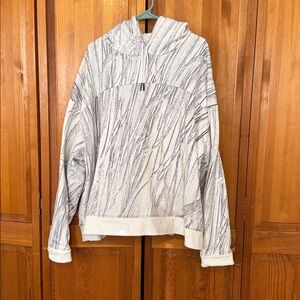 Sports Illustrated Swim White and Gray Hoodie